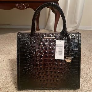 NWT Brahmin Caroline Cocoa Ombré Melbourne Handbag